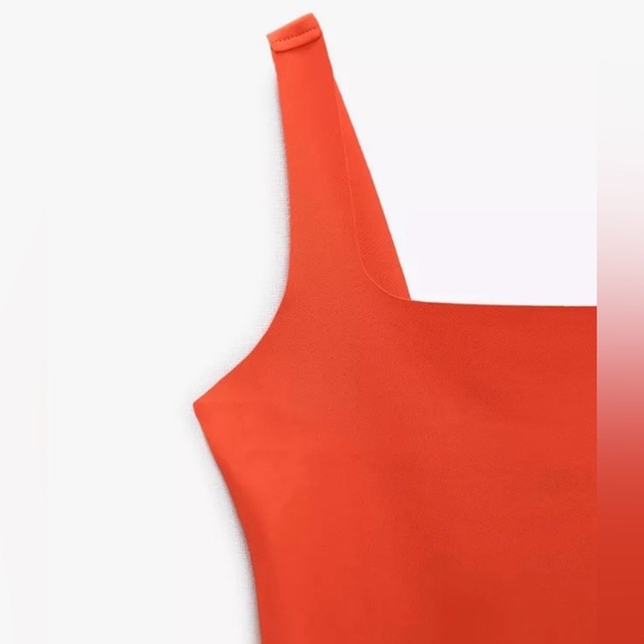 ZARA SQUARE NECK FITTED BODYSUIT - Picture 5 of 6